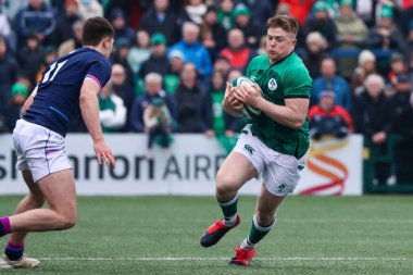 20 Mart 2022, Cork, İrlanda: İrlanda (59) ile İskoçya (5) arasında oynanan 20 Yaş Altı Ulusun Altında karşılaşma. 