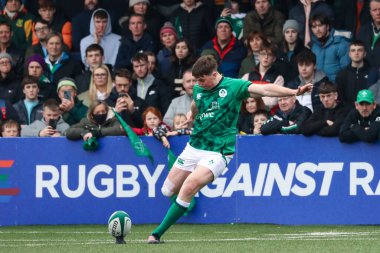 20 Mart 2022, Cork, İrlanda: İrlanda (59) ile İskoçya (5) arasında oynanan 20 Yaş Altı Ulusun Altında karşılaşma. 