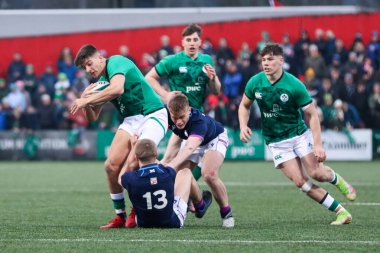 20 Mart 2022, Cork, İrlanda: İrlanda (59) ile İskoçya (5) arasında oynanan 20 Yaş Altı Ulusun Altında karşılaşma. 