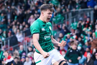 20 Mart 2022, Cork, İrlanda: İrlanda (59) ile İskoçya (5) arasında oynanan 20 Yaş Altı Ulusun Altında karşılaşma. 