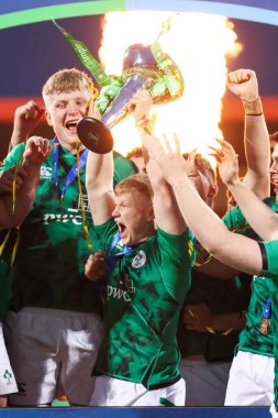 20 Mart 2022, Cork, İrlanda: İrlanda (59) ile İskoçya (5) arasında oynanan 20 Yaş Altı Ulusun Altında karşılaşma. 