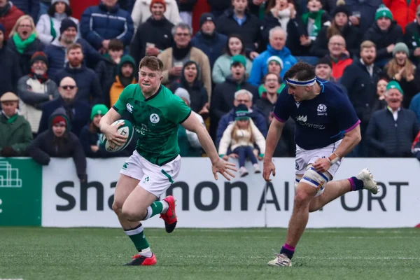 20 Mart 2022, Cork, İrlanda: İrlanda (59) ile İskoçya (5) arasında oynanan 20 Yaş Altı Ulusun Altında karşılaşma. 