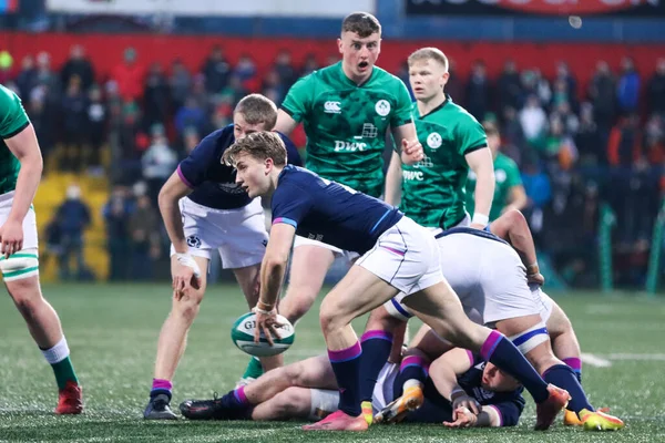 20 Mart 2022, Cork, İrlanda: İrlanda (59) ile İskoçya (5) arasında oynanan 20 Yaş Altı Ulusun Altında karşılaşma. 