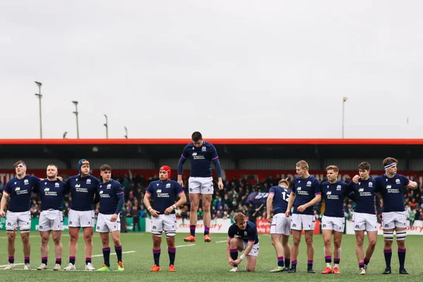 20 Mart 2022, Cork, İrlanda: İrlanda (59) ile İskoçya (5) arasında oynanan 20 Yaş Altı Ulusun Altında karşılaşma. 