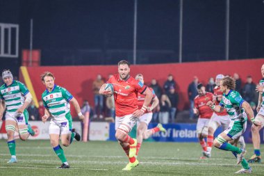 25 Mart 2022, Cork, İrlanda - Birleşik Rugby Şampiyonası maçında Munster (51) ve Benetton (22))