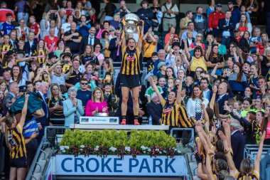 August 7th, 2022, Dublin Ireland; Senior Camogie All-Ireland Championship Final match between Cork 1-12 (15) and Kilkenny 1-13 (16) at Croke Park.