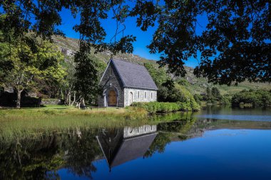 Gougane Barra is a scenic valley and heritage site in the Shehy Mountains of County Cork, Ireland. It is at the source of the River Lee and includes a lake with an oratory built on a small island. 