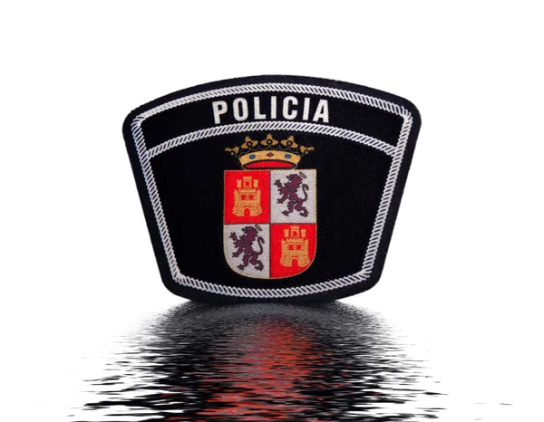 Escudo policial — Fotografia de Stock