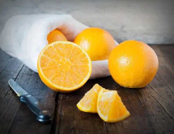 Oranges coupées — Photo