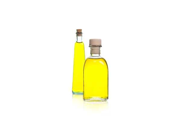 Oil bottles — Stock Photo, Image