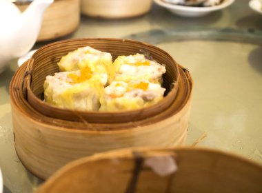 Çin dim sum - Bambu pot domuz eti köfte