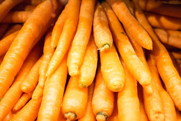 Carottes fraîches au marché — Photo