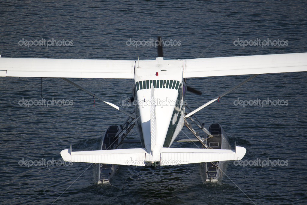 seaplane taking off