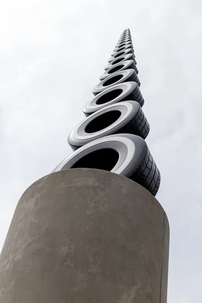 タイヤのタワー — ストック写真