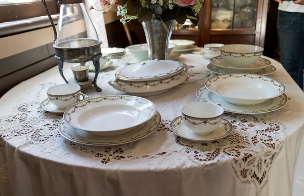 Charming retro dining room — Stock Photo, Image