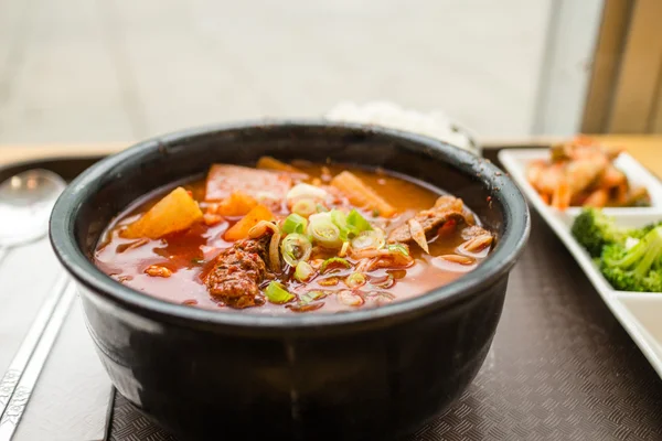 Korean beef stew — Stock Photo, Image