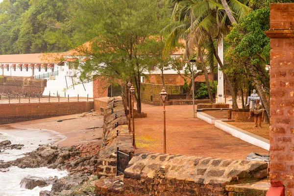 Candolim Goa India September 2021 Portuguese Era Lower Aguada Fort — Stock Photo, Image