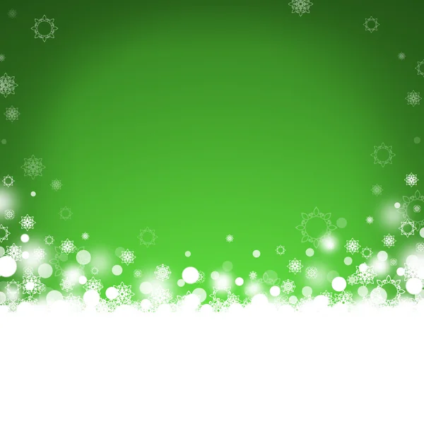 Green abstract Christmas background — Stock Photo, Image