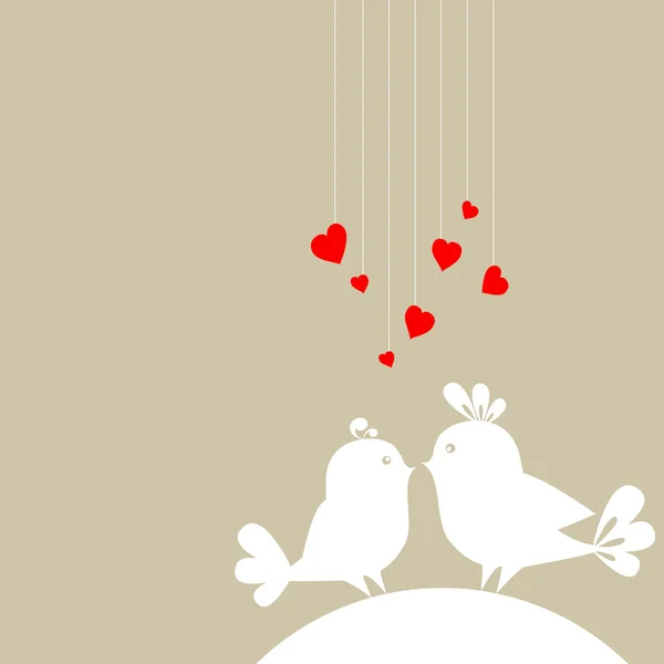 Two birds in love — Stock Photo, Image