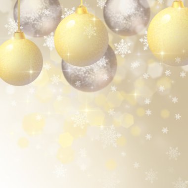 arka plan christmas baubles ile