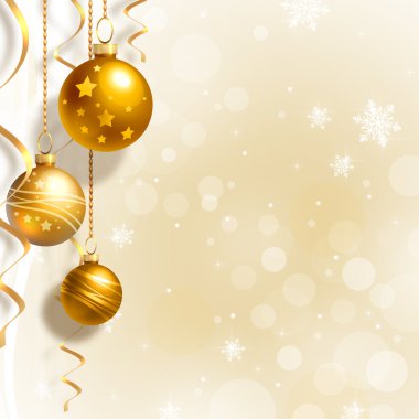 arka plan christmas baubles ile