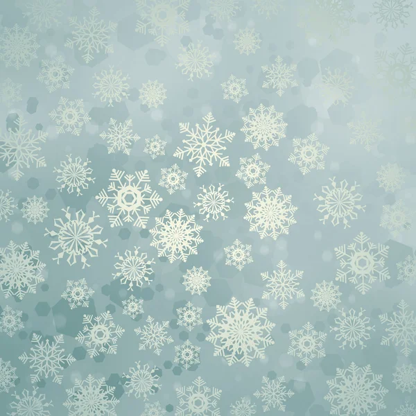 Boże Narodzenie tło z płatków śniegu — Zdjęcie stockowe