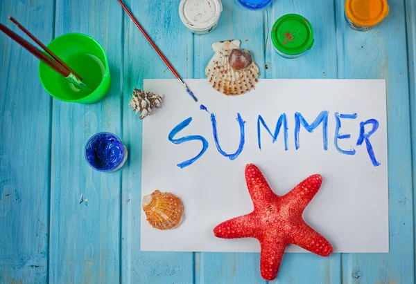 Paint the summer Stock Image