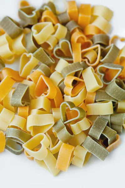 Heart shape pasta — Stock Photo, Image