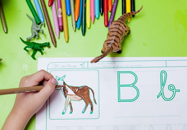 Preeschol leren — Stockfoto