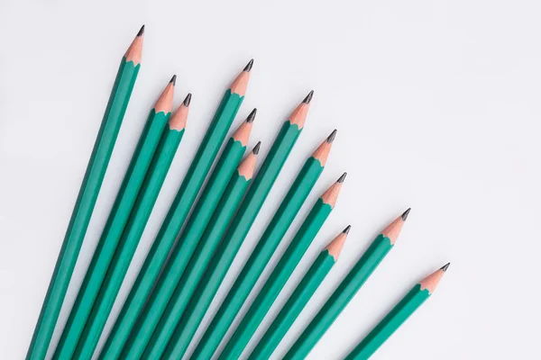 Черные карандаши — стоковое фото