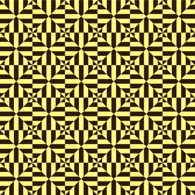 Dikişsiz şeritli geometrik desen