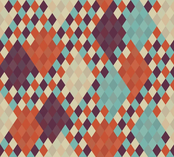 Sans couture vecteur géométrique losange couleur motif arrière-plan — Image vectorielle