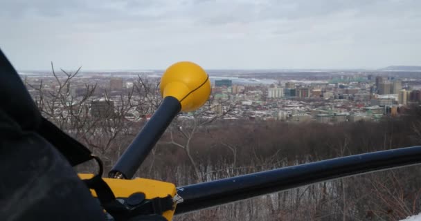 Montreal Kanada Circa Wrzesień 2020 Kamera Powoli Sprawdza Się Jako — Wideo stockowe