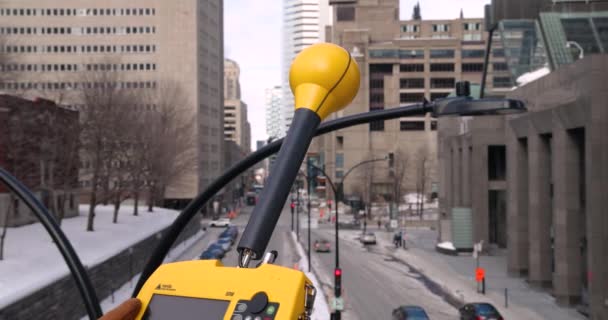 Montreal Canadá Circa Septiembre 2020 Vídeo Cámara Lenta Antena Del — Vídeos de Stock