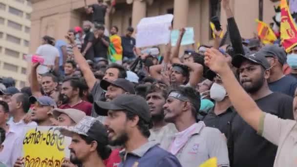 Colombo Sri Lanka 9Th July 2022 Slow Camera Panning Footage — Videoclip de stoc