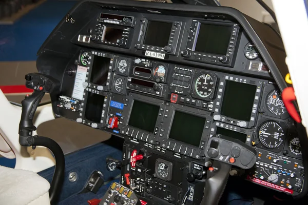 Helicopter Dashboard. Agusta westland — Stock Photo, Image
