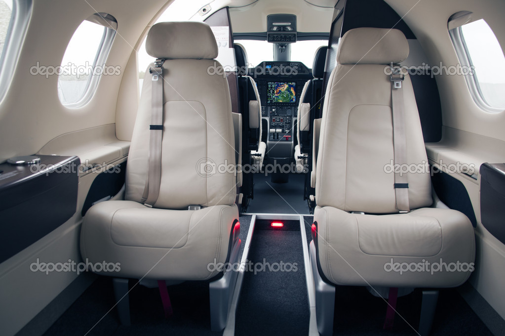 Embraer Phenom 100 Passenger Cabin Stock Photo C B0rmann