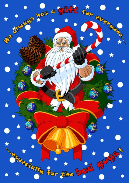 Noel Baba 'yla Noel kartı.