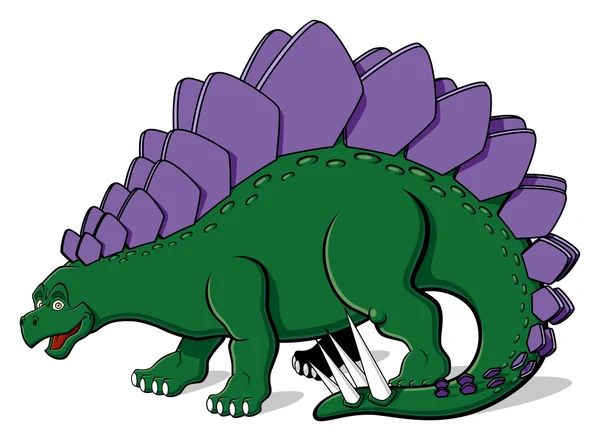 Stegosaurus for children — Stock Vector