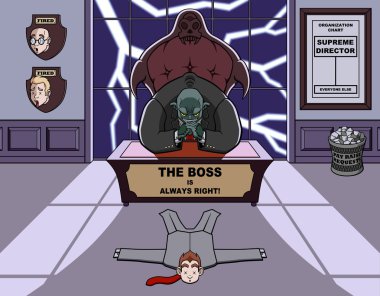 Patronum bir canavardır.