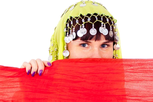 Doğu elbiseli kıza peeps