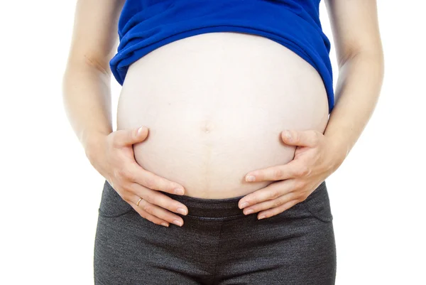 Détail de la femme enceinte — Photo