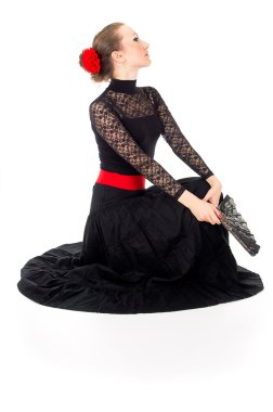 bir fan ile güzel kızı carmen