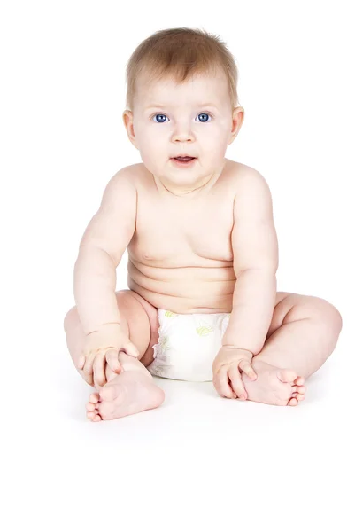 Beautiful naked baby — Stock Photo, Image