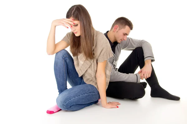 Betrayal between a man and a woman — Stock Photo, Image