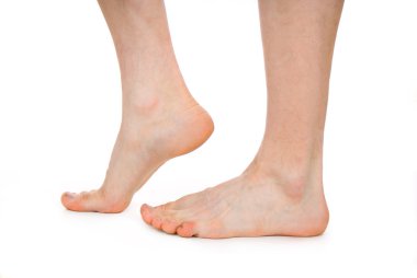 Erkek ayak, topuk, ayak