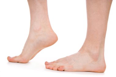 Erkek ayak, topuk, ayak