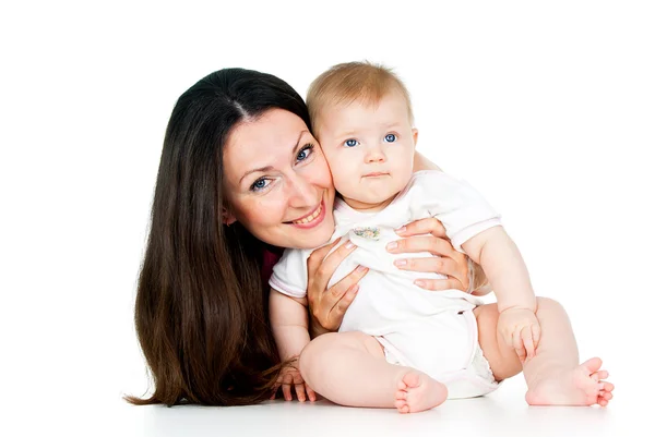 Retrato de madre y bebé —  Fotos de Stock