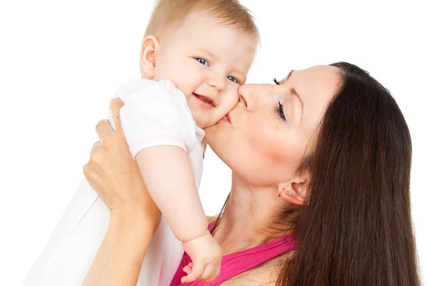 Jonge moeder met een kind — Stockfoto