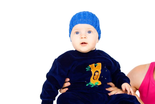 Bellissimo bambino nel cappello — Foto Stock